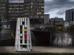 Corian® – knihovna Moving Mondrian