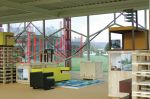 Instalace výstavy Gropius spaziert na poslední zastávce v muzeu konzolového nábytku KragstuhlmuseumTecta-Archiv v německém Lauenförde