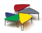 Cassina Charlotte Perriand, stolek Petalo