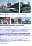 Lodí po Berlíně - městě moderní architektury