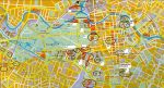 Mapa centra Berlína_vyznačené zajímavosti