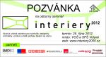 Pozvánka na odborný seminář Interiery 2012