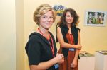 Anežka Podzemská a Dana Elsterová před svými návrhy