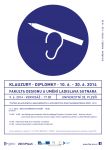 Klausury * diplomky * Den otevřených dveří na Fakultě designu a umění Ladislava Sutnara ZČU v Plzni 