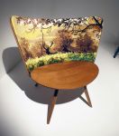Embroidary chair - vyšívané křeslo, Lindstén Form Studio, Cappellini