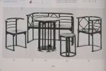 Josef Hoffmann, set pro kabaret Netopýr, Vídeň