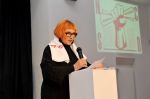 Lenka Žižková v trenérském županu s ručníkem kolem krku. Ten ale do ringu nehodila!   