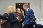 Předseda správní rady nadace architekt Jan Fibiger s manželkou a šéfredaktorem nového časopisu Architect+.  