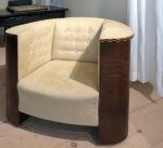 02 Křeslo z Klimtova ateliéru, Josef Hoffmann, dub, useň, intarzie