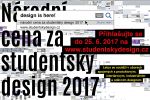 NÁRODNÍ CENA ZA STUDENTSKÝ DESIGN 2017 vyhlášena!