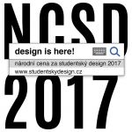 NÁRODNÍ CENA ZA STUDENTSKÝ DESIGN 2017