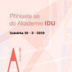 Akademie IDU - Přihlaste se
