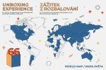 Mapa zemí účastníku 2019