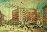 Bethune, Bethune & Fuchs, vizualizace hotelu Lafayette, Buffalo, N. Y. 1904