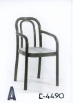E-4490 - Antonín Šuman, Josef Macek, 1978 - Židlové křeslo ze souboru sedacího nábytku navrženého pro Palác kultury.