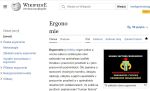 Základní heslo ERGONOMIE ve wikipedii