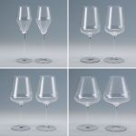 1. cena - soubor nápojového skla „Denk’Art“ (šampaňské, univerzální, bordeaux a Burgunderglass)