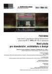 Pozvánka na seminář „Nové plasty pro stavebnictví, architekturu a design“