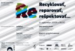 Pozvánka - Recyklovať, reparovať, rešpektovať...