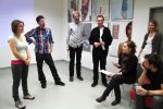 obhajoba klauzur v ateliéru Vizuální design
