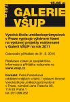 INFORMACE O POŘÁDÁNÍ VÝSTAV V GALERII VŠUP
