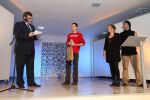 Generální ředitel NTM Karel Ksandr připomněl soutěž, v níž v předminulém století vyhrál student a budoucí architekt Josef Zítek.Předal cenu NTM Jakubovi Novákovi z FSA VUT v Brně