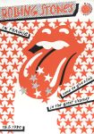 Hudební plakát - Karel Haloun, Rolling stones, 1990