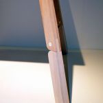 Detail jednostranně otočného kloubu nohy