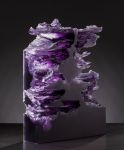 Eszter Bősze; Inner Motion III (2025); Tavené a broušené sklo, technika ztraceného vosku; Foto Viktória Győrfi